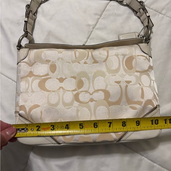 COACH Chelsea Optic Signature Handbag - Picture 7 of 8